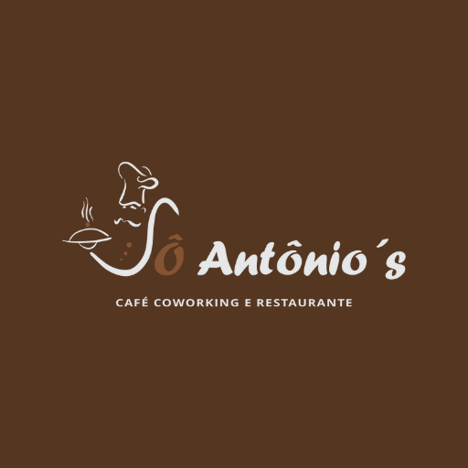 Logo Sô Antônio´s - Rei do Marmitex