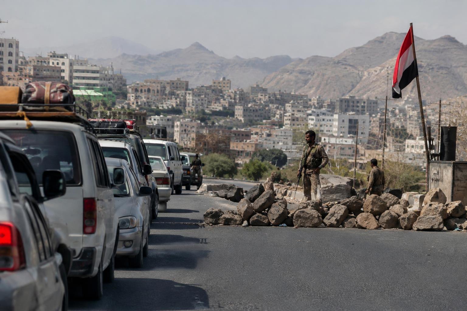 Cerco houthi eleva preços e ameaça abastecimento em Taiz, no Iêmen