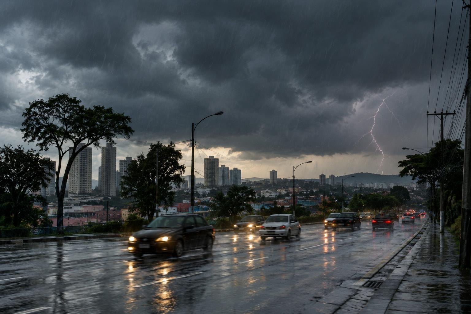 São Bernardo do Campo tem previsão de sol, chuva rápida e trovoadas nesta quarta-feira