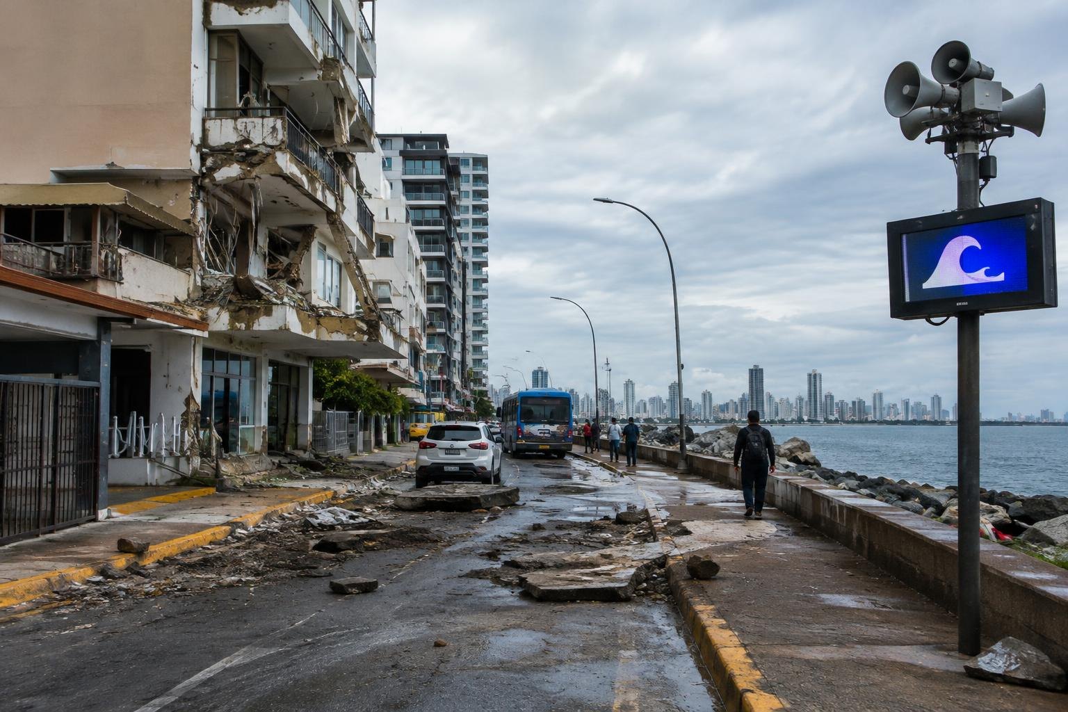 Terremoto de magnitude 7,7 atinge o Panamá e provoca alertas de tsunami no Pacífico