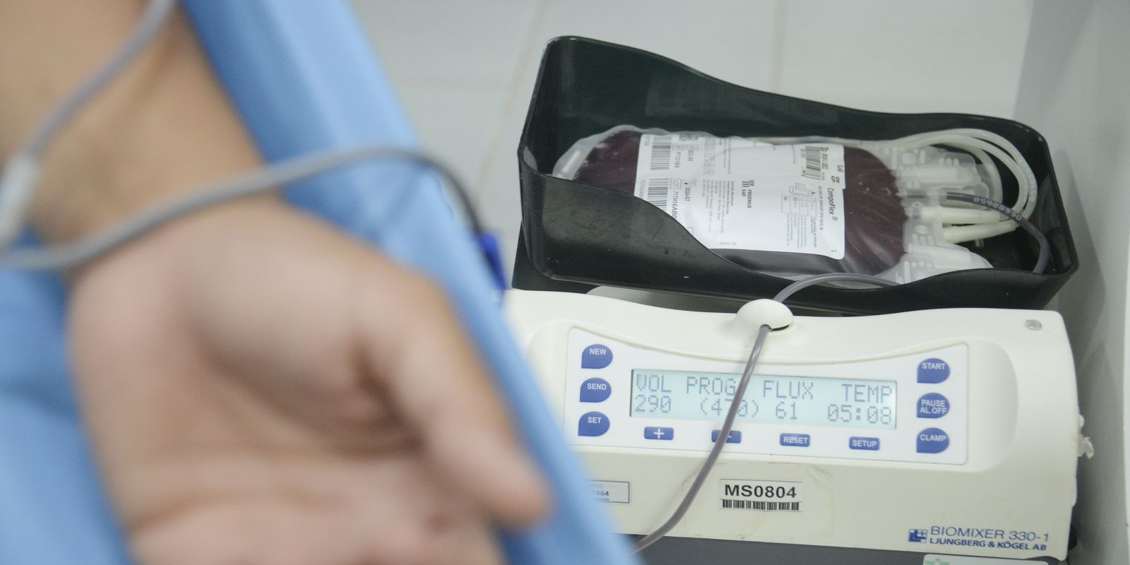 Campanha de doação de sangue no Instituto Estadual de Hematologia do Rio de Janeiro - Hemorio