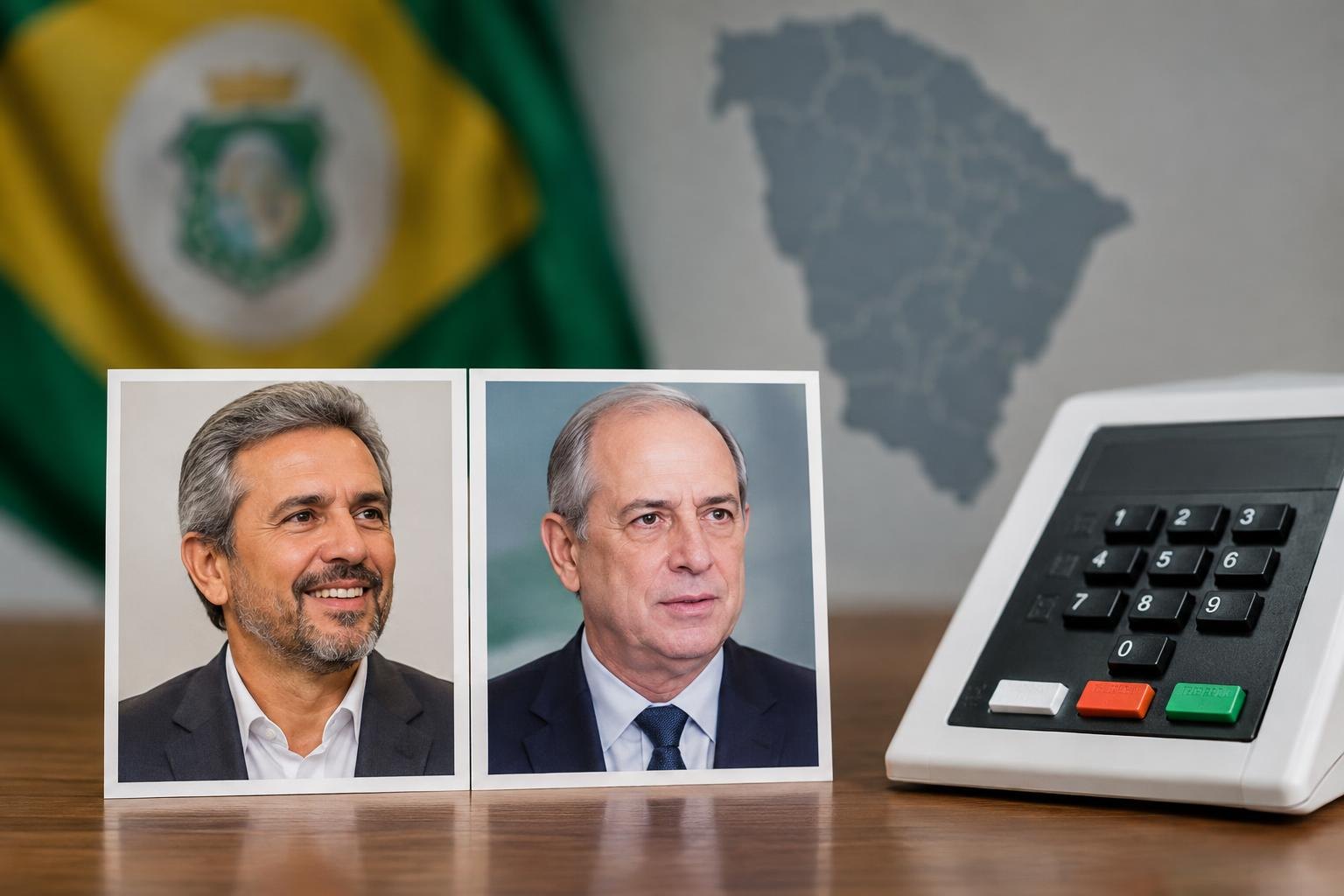 Pesquisa aponta empate técnico entre Elmano e Ciro na disputa pelo governo do Ceará