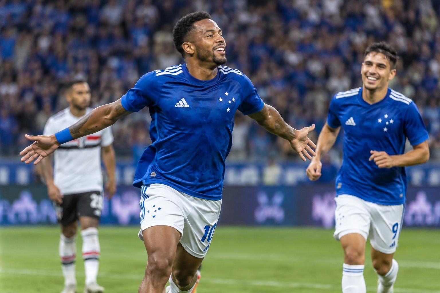 Cruzeiro vence o São Paulo e retoma força na disputa pelo G4 do Brasileirão