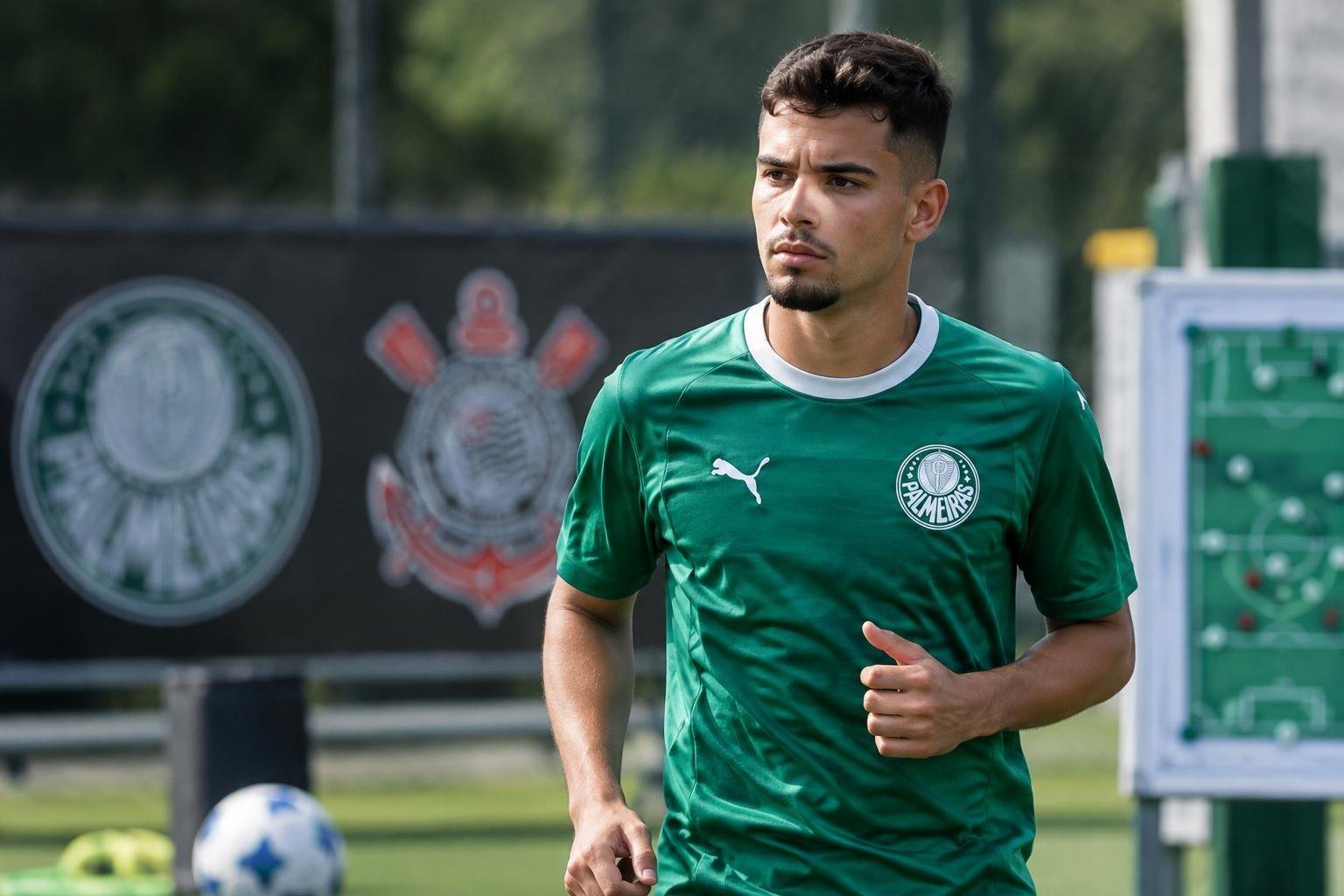 Andreas Pereira projeta dérbi e vê 15 decisões pela frente no Palmeiras