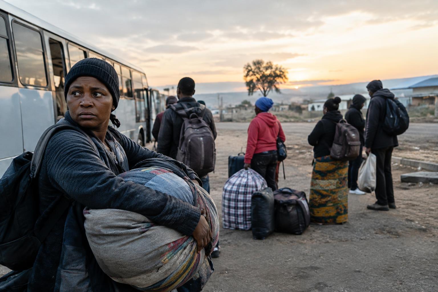 Zimbabweanos retornam da África do Sul e enfrentam dificuldades para reconstruir a vida