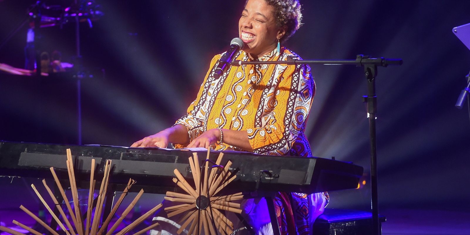 Banda Jazz das Minas apresenta show exclusivo no Cena Musical, da TV Brasil . Cena Musical, Jazz das Minas, Ifatoki Maira Freitas . Foto: André Telles/ Espaço Cultural BNDES