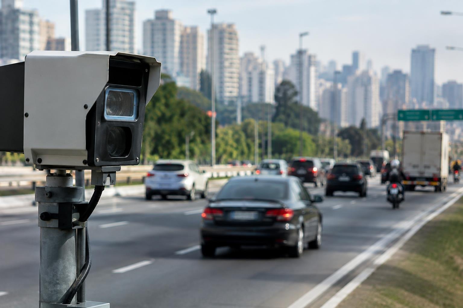 Multas por excesso de velocidade aumentam 32,5% em São Paulo em 2026