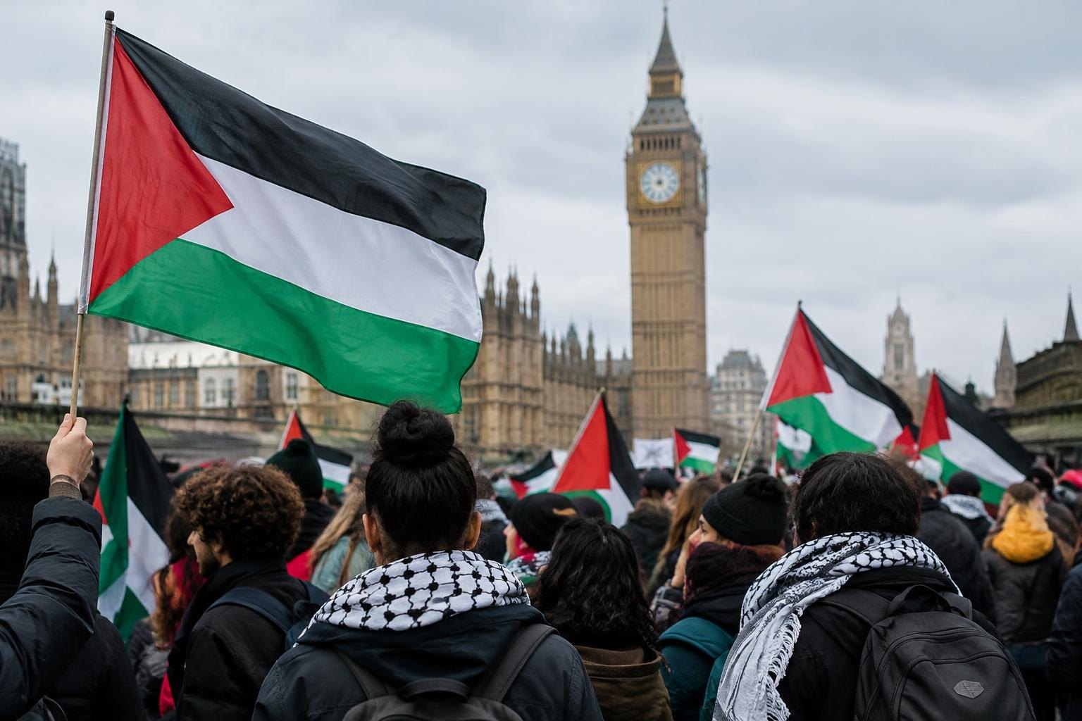 Protestos pró-Palestina marcam um ano do chamado cessar-fogo em Gaza
