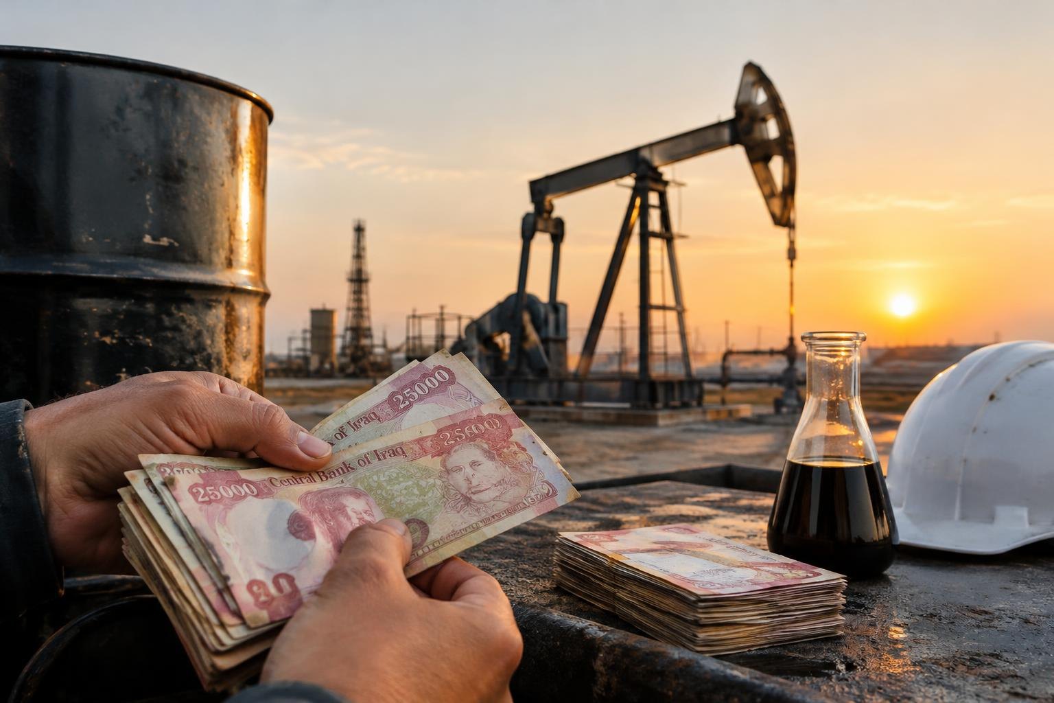 Iraque desvaloriza dinar em meio à queda das receitas do petróleo
