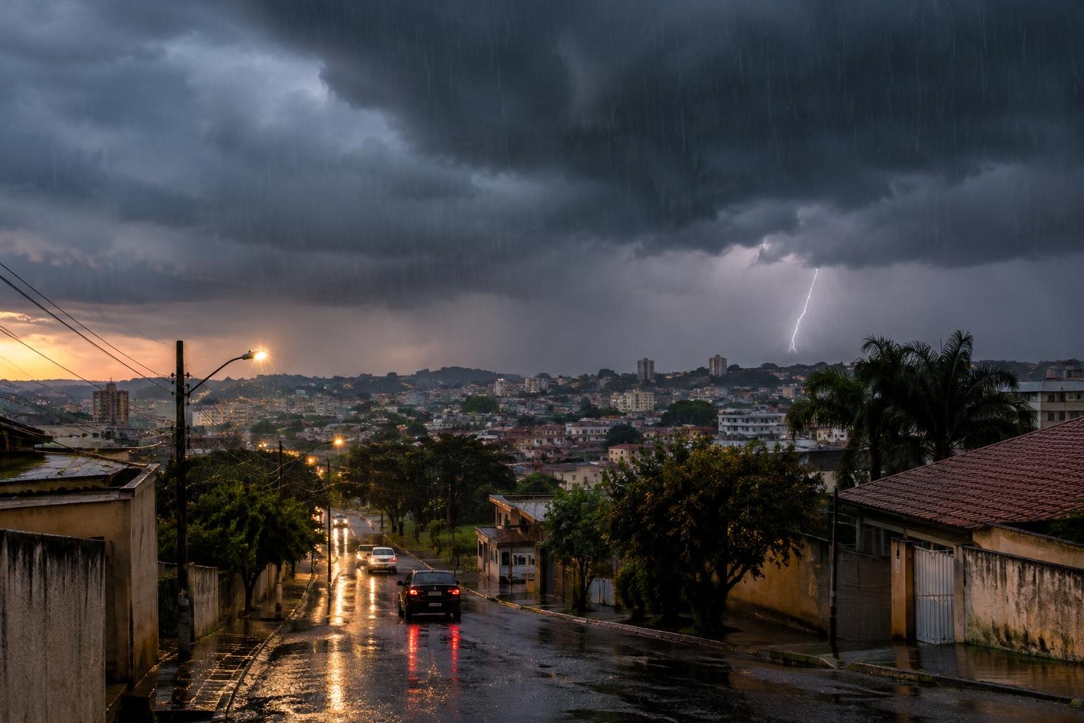 Ribeirão das Neves terá sol, calor e pancadas de chuva à noite nesta sexta-feira