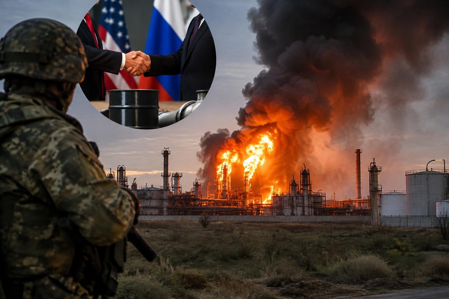 Ucrânia ataca instalação de combustível russa após acordo de diesel entre Trump e Putin