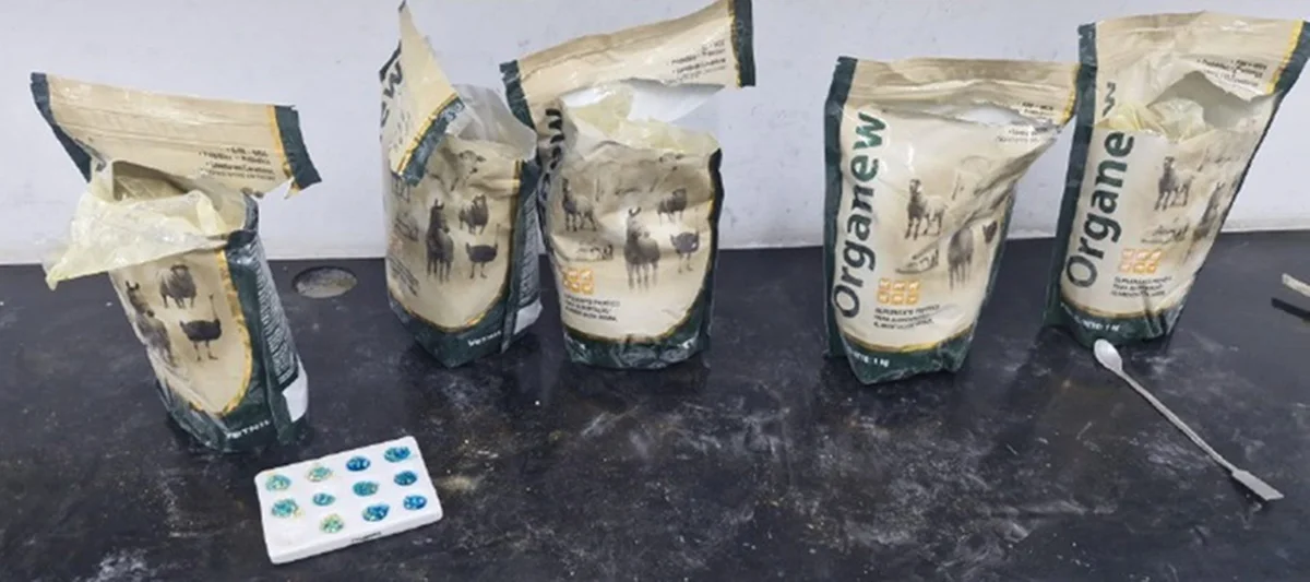 PF apreende cerca de 80 kg de cocaína escondidos em embalagens de whey protein