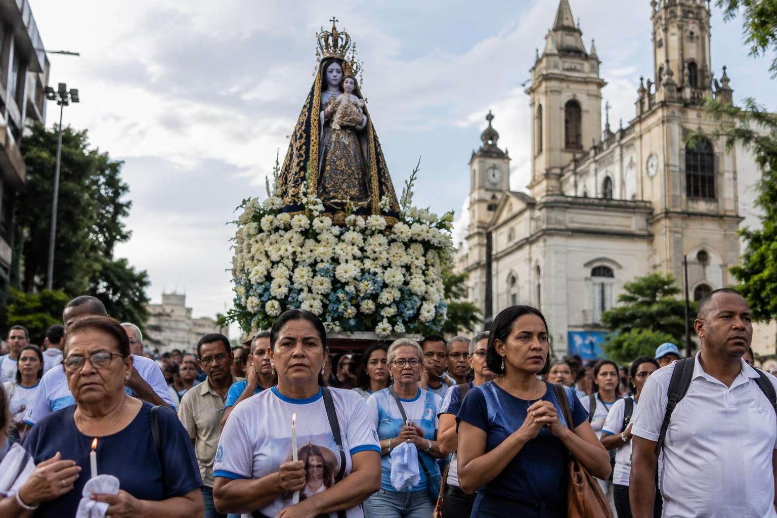 Trasladação reúne fiéis em Belém com promessas e agradecimentos por familiares