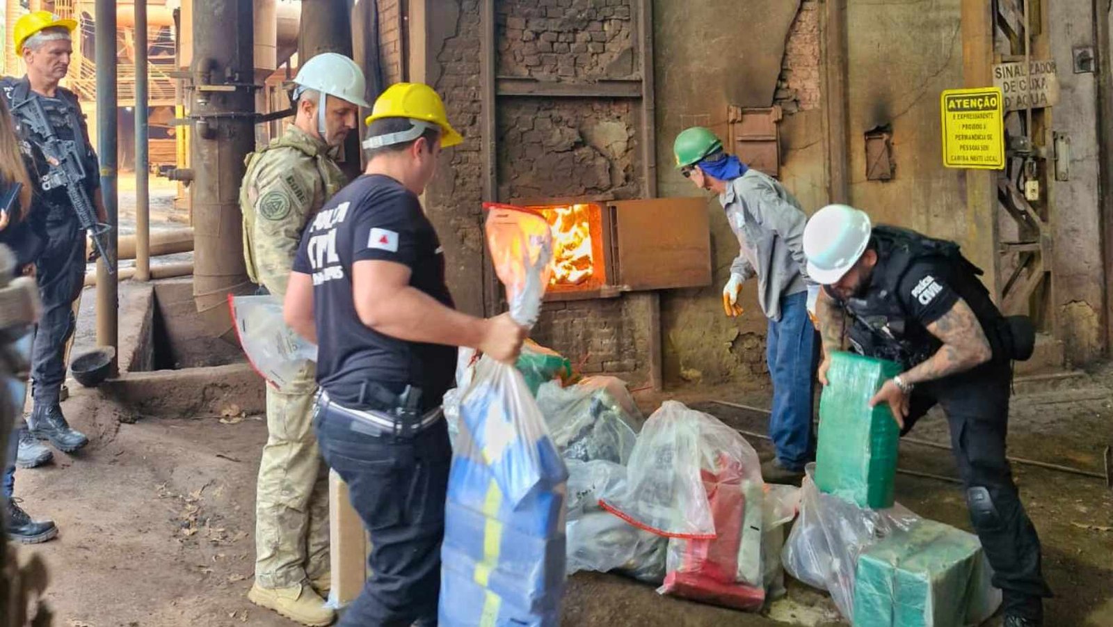Polícia Civil incinera 1,8 tonelada de drogas em Divinópolis